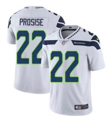 Nike Seahawks #22 C  J  Prosise White Mens Stitched NFL Vapor Untouchable Limited Jersey