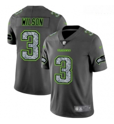 Nike Seahawks 3 Russell Wilson Gray Camo Vapor Untouchable Limited Jersey