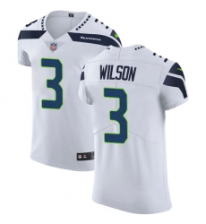Nike Seahawks #3 Russell Wilson White Mens Stitched NFL Vapor Untouchable Elite Jersey