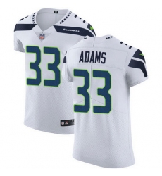 Nike Seahawks 33 Jamal Adams White Men Stitched NFL New Elite Jersey