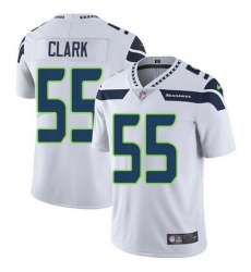 Nike Seahawks #55 Frank Clark White Mens Stitched NFL Vapor Untouchable Limited Jersey