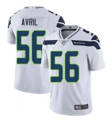 Nike Seahawks #56 Cliff Avril White Mens Stitched NFL Vapor Untouchable Limited Jersey