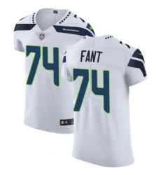 Nike Seahawks #74 George Fant White Mens Stitched NFL Vapor Untouchable Elite Jersey