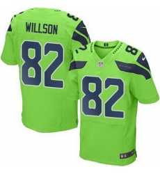 Nike Seahawks #82 Luke Willson Green Mens Stitched NFL Elite Rush Jersey