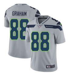 Nike Seahawks #88 Jimmy Graham Grey Alternate Mens Stitched NFL Vapor Untouchable Limited Jersey