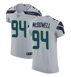Nike Seahawks #94 Malik McDowell Grey Alternate Mens Stitched NFL Vapor Untouchable Elite Jersey