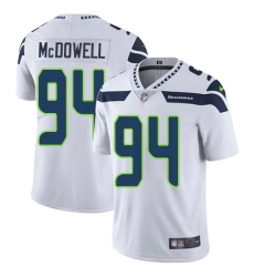 Nike Seahawks #94 Malik McDowell White Mens Stitched NFL Vapor Untouchable Limited Jersey