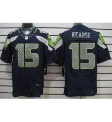 Nike Seattle Seahawks 15 Jermaine Kearse Blue Elite NFL Jersey
