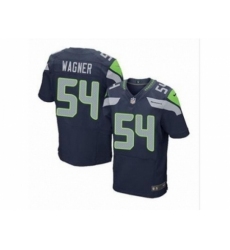 Nike Seattle Seahawks 54 Wagner blue Elite NFL Jersey