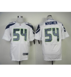 Nike Seattle Seahawks 54 Wagner white Elite NFL Jersey
