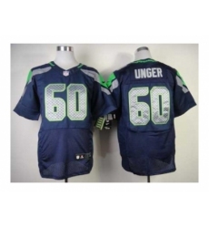 Nike Seattle Seahawks 60 Max Unger blue Elite NFL Jersey