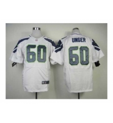 Nike Seattle Seahawks 60 Max Unger white Elite NFL Jersey