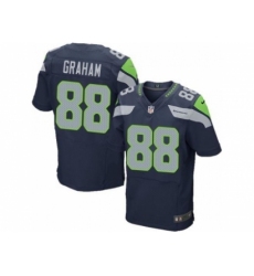 Nike Seattle Seahawks 88 Jimmy Graham blue Elite NFL Jersey