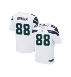 Nike Seattle Seahawks 88 Jimmy Graham white Elite NFL Jersey