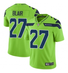 Seahawks 27 Marquise Blair Green Men Stitched Football Limited Rush Jersey
