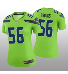 Women Seattle Seahawks Jordyn Brooks #56 Green Vapor Limited NFL Jersey