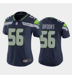Women Seattle Seahawks Jordyn Brooks #56 Grey Vapor Limited Football Jersey
