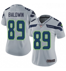 Womens Nike Seattle Seahawks 89 Doug Baldwin Elite Grey Alternate NFL Jersey