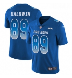 Womens Nike Seattle Seahawks 89 Doug Baldwin Limited Royal Blue 2018 Pro Bowl NFL Jersey