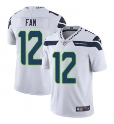 Nike Seahawks #12 Fan White Youth Stitched NFL Vapor Untouchable Limited Jersey