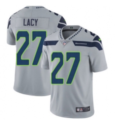Nike Seahawks #27 Eddie Lacy Grey Alternate Youth Stitched NFL Vapor Untouchable Limited Jersey