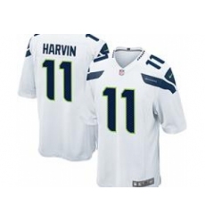 Nike Youth NFL Seattle Seahawks #11 Percy Harvin white Jerseys