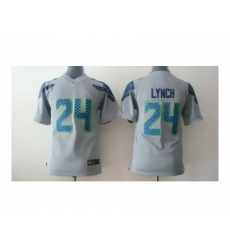 Nike Youth jerseys Seattle Seahawks #24 Lynch grey