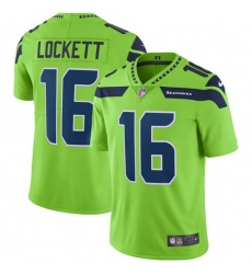Youth Nike Seahawks #16 Tyler Lockett Green Stitched NFL Limited Rush Jersey