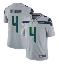 Youth Nike Seahawks 4 Michael Dickson Grey Alternate Stitched NFL Vapor Untouchable Limited Jersey