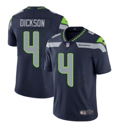 Youth Nike Seahawks 4 Michael Dickson Steel Blue Team Color Stitched NFL Vapor Untouchable Limited Jersey