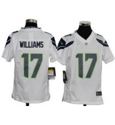 Youth Nike Seattle Seahawks 17# Mike Williams White Nike NFL Jerseys