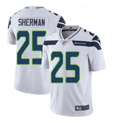Youth Nike Seattle Seahawks 25 Richard Sherman White Vapor Untouchable Limited Player NFL Jersey