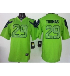 Youth Nike Seattle Seahawks 29 Earl Thomas Green Jerseys