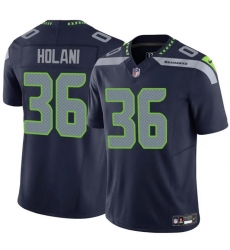 Youth Seattle Seahawks 36 George Holani Navy 2024 F U S E Vapor Limited Stitched Football Jersey