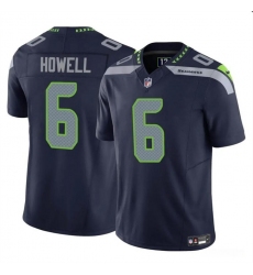 Youth Seattle Seahawks 6 Sam Howell Navy 2023 F U S E  Vapor Limited Stitched Football Jersey