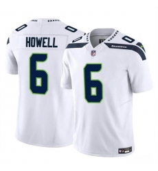 Youth Seattle Seahawks 6 Sam Howell White 2023 F U S E  Vapor Limited Stitched Football Jersey