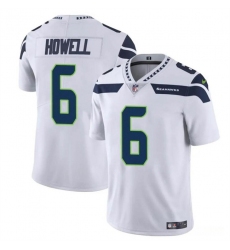 Youth Seattle Seahawks 6 Sam Howell White Vapor Limited Stitched Football Jersey