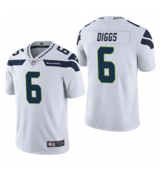 Youth Seattle Seahawks Quandre Diggs #6 White Vapor Limited NFL Jersey