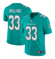 Kalen Ballage Miami Dolphins Men Limited Team Color Vapor Untouchable Nike Jersey Aqua