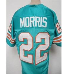 Men Mercury Morris Miami Dolphins Throwback Football Jersey
