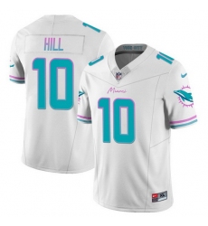 Men Miami Dolphins 10 Tyreek Hill White 2023 F U S E Alternate Vapor Limited Stitched Football Jersey