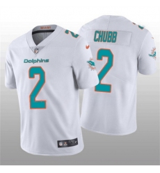 Men Miami Dolphins 2 Bradley Chubb 2022 White Vapor Untouchable Limited Stitched Jersey
