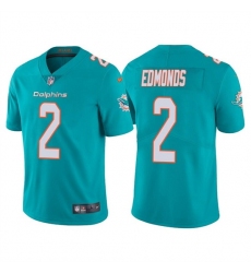 Men Miami Dolphins 2 Chase Edmonds Aqua Vapor Untouchable Limited Stitched Football Jersey