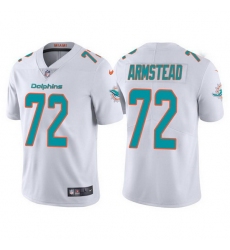 Men Miami Dolphins 72 Terron Armstead White Vapor Untouchable Limited Stitched Football jersey