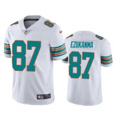 Men Miami Dolphins 87 Erik Ezukanma White Color Rush Limited Stitched Football Jersey