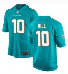 Men Nike Miami Dolphins 10 Tyreek Hill Green Vapor Limited NFL Jersey