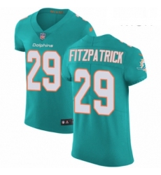 Mens Nike Miami Dolphins 29 Minkah Fitzpatrick Aqua Green Team Color Vapor Untouchable Elite Player NFL Jersey
