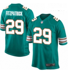 Mens Nike Miami Dolphins 29 Minkah Fitzpatrick Game Aqua Green Alternate NFL Jersey