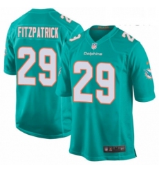 Mens Nike Miami Dolphins 29 Minkah Fitzpatrick Game Aqua Green Team Color NFL Jersey