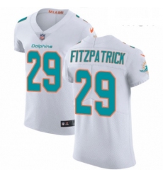 Mens Nike Miami Dolphins 29 Minkah Fitzpatrick White Vapor Untouchable Elite Player NFL Jersey